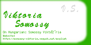 viktoria somossy business card